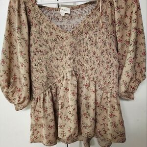 Short sleeve Bohm crop top